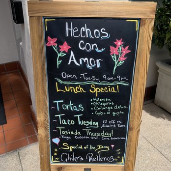 Corazon Comedor - Specials of the day - Mexican Near Me - Santa Barbara, California