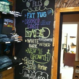 Beers on tap for growlers and samples Beers on tap for growlers and samples
