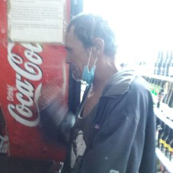 Mercy Supermarket - One of many maskless customers
