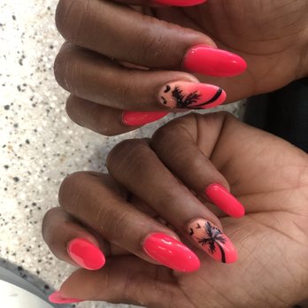 Oscar Nails & Spa - My vacation nails!! Trip to Mexico - Nail Salons Near Me - Flushing, New York