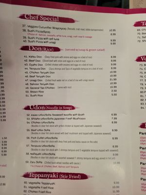 Menu photo 1 Story Sushi Vaughan, ON