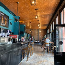 6th & Cedar Espresso Bar - The coffee shop and bar make me feel like I'm in the early 1900's.