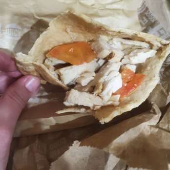 Jack In The Box - Don't order from here!! I ordered this Chicken Fajita Pita. Gross!! - Fast Food Near Me - Marana, Arizona Jack In The Box - Don't order from here!! I ordered this Chicken Fajita Pita. Gross!! - Fast Food Near Me - Marana, Arizona