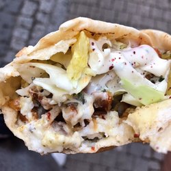 Sahara - Number 1, grilled chicken shawarma. Already took a few bites!
