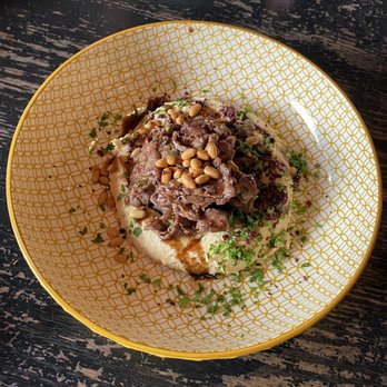Shay - Lamb Shawarma with Pomegranate Molasses & Pine Nuts. - Lebanese Near Me - Montreal, Quebec