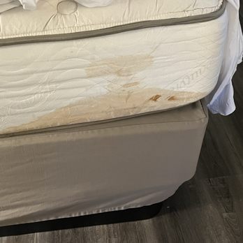 Days Inn by Wyndham Lathrop - Blood stains on bed air didnt work - Hotels Near Me - Lathrop, California