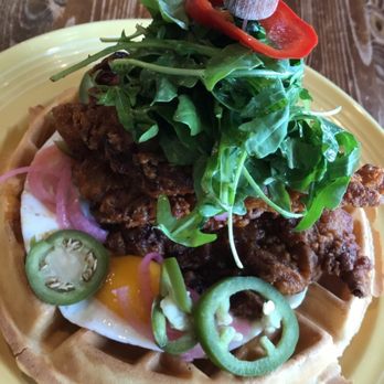 Scratch Kitchen - Spicy Southern Fried Chicken n' Waffle - Breakfast & Brunch Near Me - Honolulu, Hawaii Scratch Kitchen - Spicy Southern Fried Chicken n' Waffle - Breakfast & Brunch Near Me - Honolulu, Hawaii
