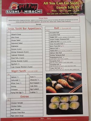 Menu photo 5 Mt Fuji Sushi & Hibachi Centennial, CO Menu photo 5 Mt Fuji Sushi & Hibachi Centennial, CO