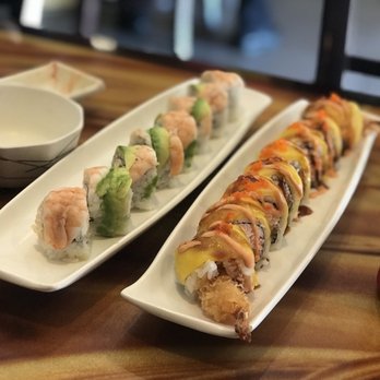 Fuji Sushi - LSU Roll and Mango Roll - Sushi Bars Near Me - Metairie, Louisiana