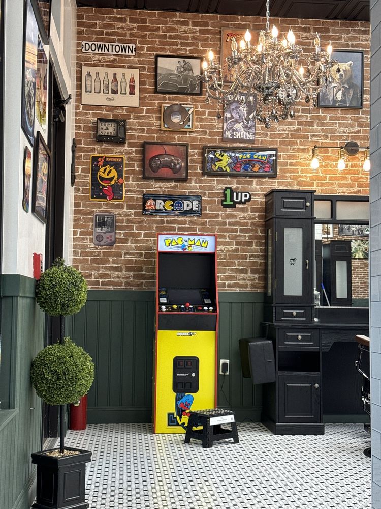 The Village Barbershop Logo