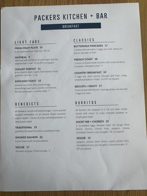 Menu photo 6 Packers Kitchen + Bar Blaine, WA