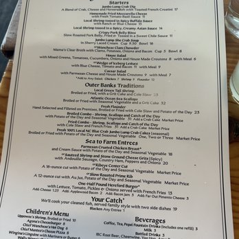 Basnight's Lone Cedar Cafe - Menu - Seafood Near Me - Nags Head, North Carolina Basnight's Lone Cedar Cafe - Menu - Seafood Near Me - Nags Head, North Carolina