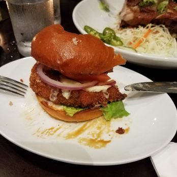 The Sweet Sap - Fried shrimp burger. Very good. - New American Near Me - Flushing, New York The Sweet Sap - Fried shrimp burger. Very good. - New American Near Me - Flushing, New York