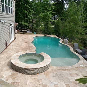 Pool Deck Repair - #deckrepaircharlottenc #travertinepavers #travertinefloors #travertinestone #pressurewashingservices #travertinecleaning #travertinetile - Pool & Hot Tub Service Near Me - Pineville, North Carolina Pool Deck Repair - #deckrepaircharlottenc #travertinepavers #travertinefloors #travertinestone #pressurewashingservices #travertinecleaning #travertinetile - Pool & Hot Tub Service Near Me - Pineville, North Carolina