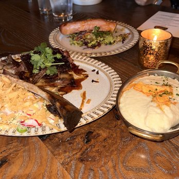 Butcher & The Boar - Beef long rib, cheddarwurst, sour cream and chive mashed potatoes - Salad Near Me - Minneapolis, Minnesota Butcher & The Boar - Beef long rib, cheddarwurst, sour cream and chive mashed potatoes - Salad Near Me - Minneapolis, Minnesota