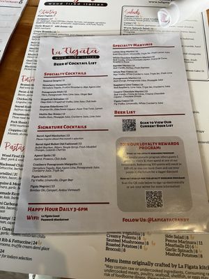 Menu photo 1 La Figata Granby, CT