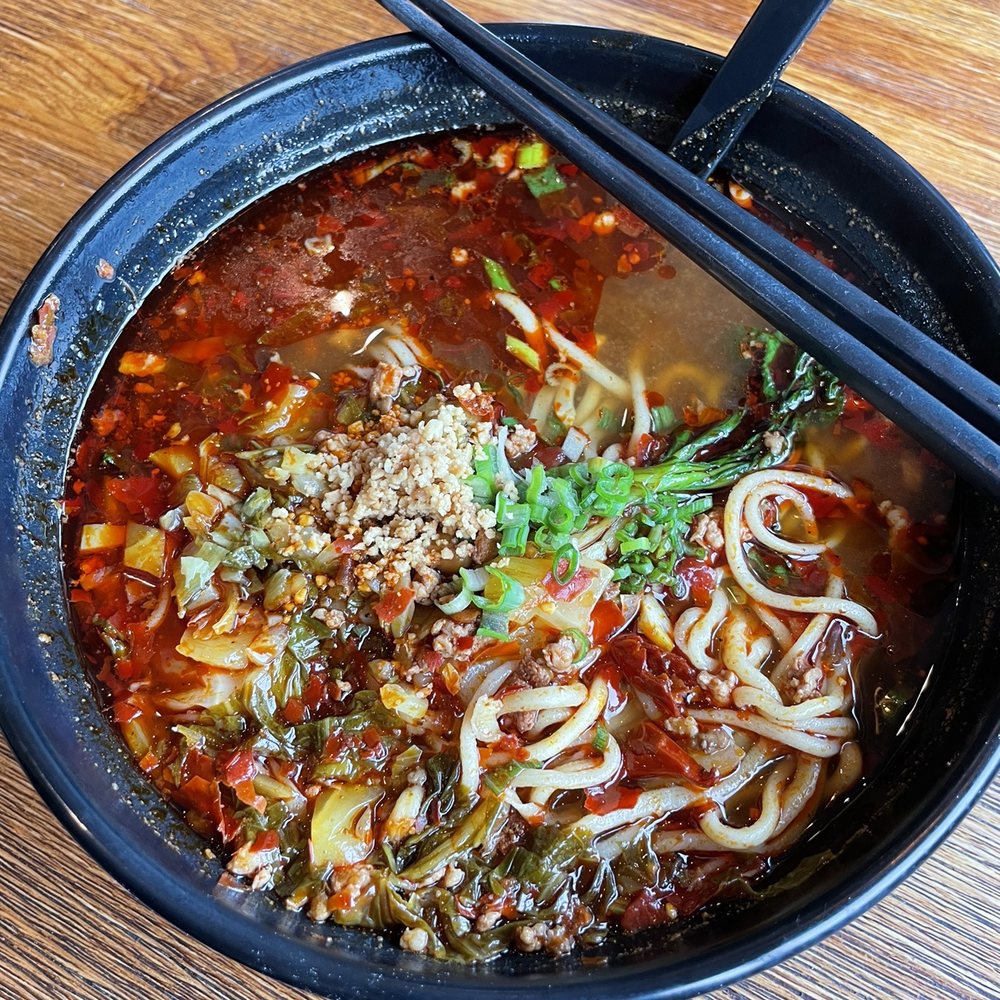 Noodle Man - B3. Hot & Spicy Noodle Soup - Chinese Near Me - Chesapeake, Virginia Noodle Man - B3. Hot & Spicy Noodle Soup - Chinese Near Me - Chesapeake, Virginia