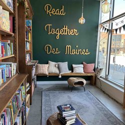 Storyhouse Book Pub - Corner with Children's books.
