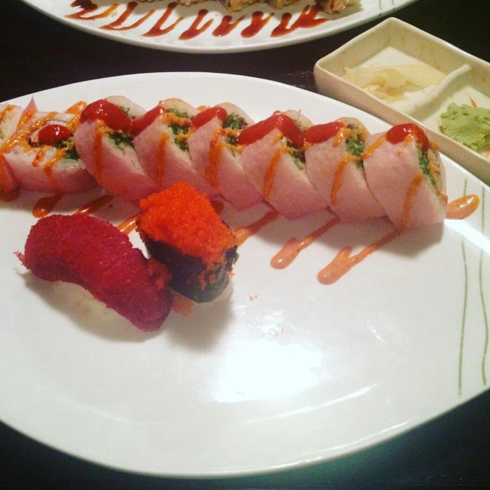 Sushi Ai - Pink lady roll and some nigiri! - Japanese Near Me - Saint Louis, Missouri Sushi Ai - Pink lady roll and some nigiri! - Japanese Near Me - Saint Louis, Missouri