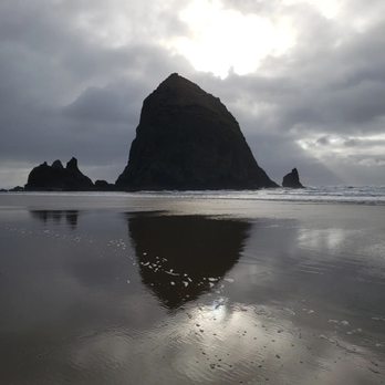 Haystack Rock - Breathtaking view of Haystack Rock. The tide was coming in. - Landmarks & Historical Buildings Near Me - Cannon Beach, Oregon Haystack Rock - Breathtaking view of Haystack Rock. The tide was coming in. - Landmarks & Historical Buildings Near Me - Cannon Beach, Oregon