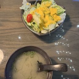Miso Soup Green Salad