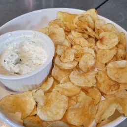 Homemade chips and dip Homemade chips and dip