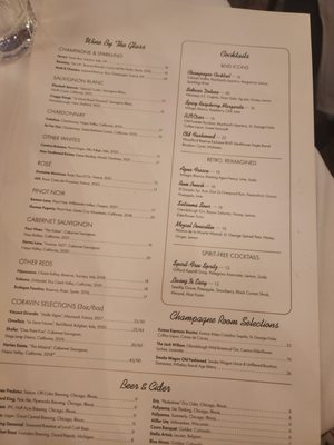 Menu photo 6 BLVD Steakhouse Chicago, IL Menu photo 6 BLVD Steakhouse Chicago, IL
