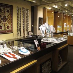 Two Grey Hills Indian Arts & Jewelry - As you walk in the front door of Two Grey Hills Native American Arts & Jewelry Gallery