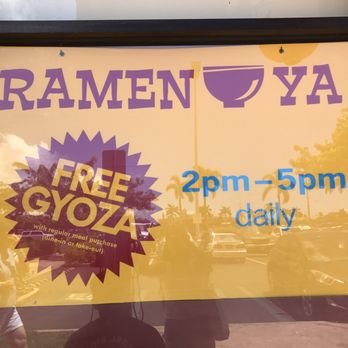 Ramen-Ya - FREE GYOZA from 2pm-5pm when you order a regular meal purchase! - Ramen Near Me - Kapolei, Hawaii Ramen-Ya - FREE GYOZA from 2pm-5pm when you order a regular meal purchase! - Ramen Near Me - Kapolei, Hawaii