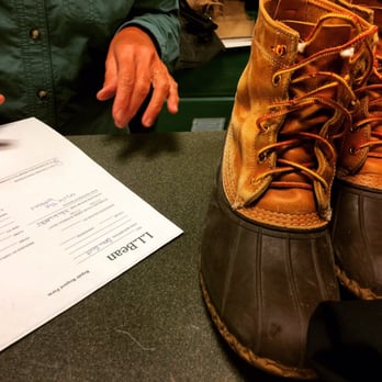 L.L. Bean - Lifetime Guarantee Trusty Duck Boots get New Soles  Return postage FREE!  #NOLA_Haiku #LLBean #DownEast #Maine #YouHaveOurWord - Outdoor Gear Near Me - Freeport, Maine
