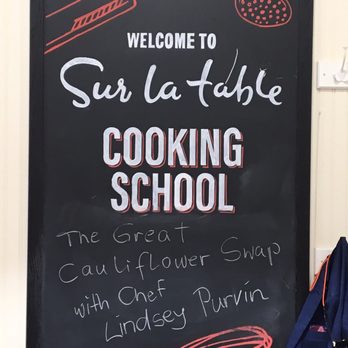 Sur la Table - The great cauliflower swap! - Cooking Classes Near Me - Austin, Texas