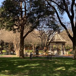 Pavilion and picnic table