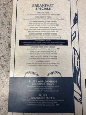Menu photo 7 Blue's Cafe Kankakee, IL
