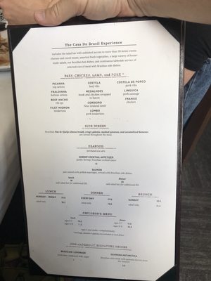 Menu photo 4 Casa do Brasil College Station, TX