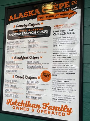 Menu photo 1 Alaska Crepe Ketchikan, AK