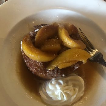 The Boathouse - Southern custard caramel and peach Southern Custard Bread Pudding French Toast - Seafood Near Me - Midlothian, Virginia