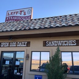 Exterior outside entrance of Leff-T's Steakhouse & Grill - Front entrance - Dewey, Arizona Exterior outside entrance of Leff-T's Steakhouse & Grill - Front entrance - Dewey, Arizona