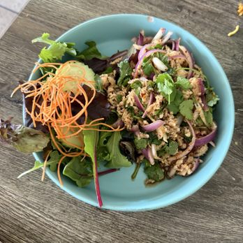 Charm - Thai Home Cooking - Chicken Larb - Thai Near Me - Duarte, California Charm - Thai Home Cooking - Chicken Larb - Thai Near Me - Duarte, California