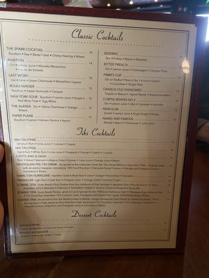Menu photo 1 John Sparr Tavern Glendale, CA