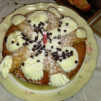 Mario's Pasticceria - This was my dessert tonight for my birthday. Absolutely delicious. Thank you Gabriella &Anthony. - Bakeries Near Me - Babylon, New York