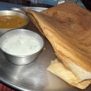 Dosa World - Paper Masala Dosa (different angle) - Indian Near Me - Hicksville, New York