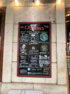 Menu photo 1 O'Gilins IrishPub Lisbon, 11