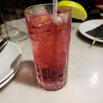 Smith Tower Observatory Bar - BlackBerry tonic water non alcoholic shrub drink & Very tasteful. - Cocktail Bars Near Me - Seattle, Washington Smith Tower Observatory Bar - BlackBerry tonic water non alcoholic shrub drink & Very tasteful. - Cocktail Bars Near Me - Seattle, Washington
