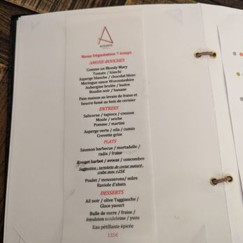 Accents - Menu - French Near Me - Paris, 75
