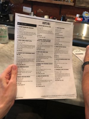Menu photo 5 Hops Hill Brooklyn, NY