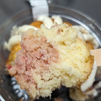 Nothing Bundt Cakes - Cross-section of my white chocolate raspberry bundtlet - Bakeries Near Me - Etobicoke, Ontario