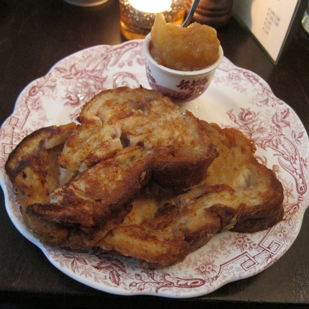 Gartine - French toast with applesauce - Breakfast & Brunch Near Me - Amsterdam, New Hampshire Gartine - French toast with applesauce - Breakfast & Brunch Near Me - Amsterdam, New Hampshire