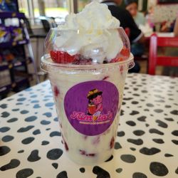 Almitas Chamoy and Ice Cream Shop - Strawberries and Cream