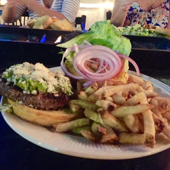 McP's Irish Pub - Guacamole Swiss burger sub blue cheese ($10.45) - Irish Pub Near Me - Coronado, California