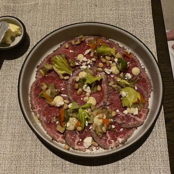 Olivella - Beef carpaccio - Italian Near Me - Ojai, California